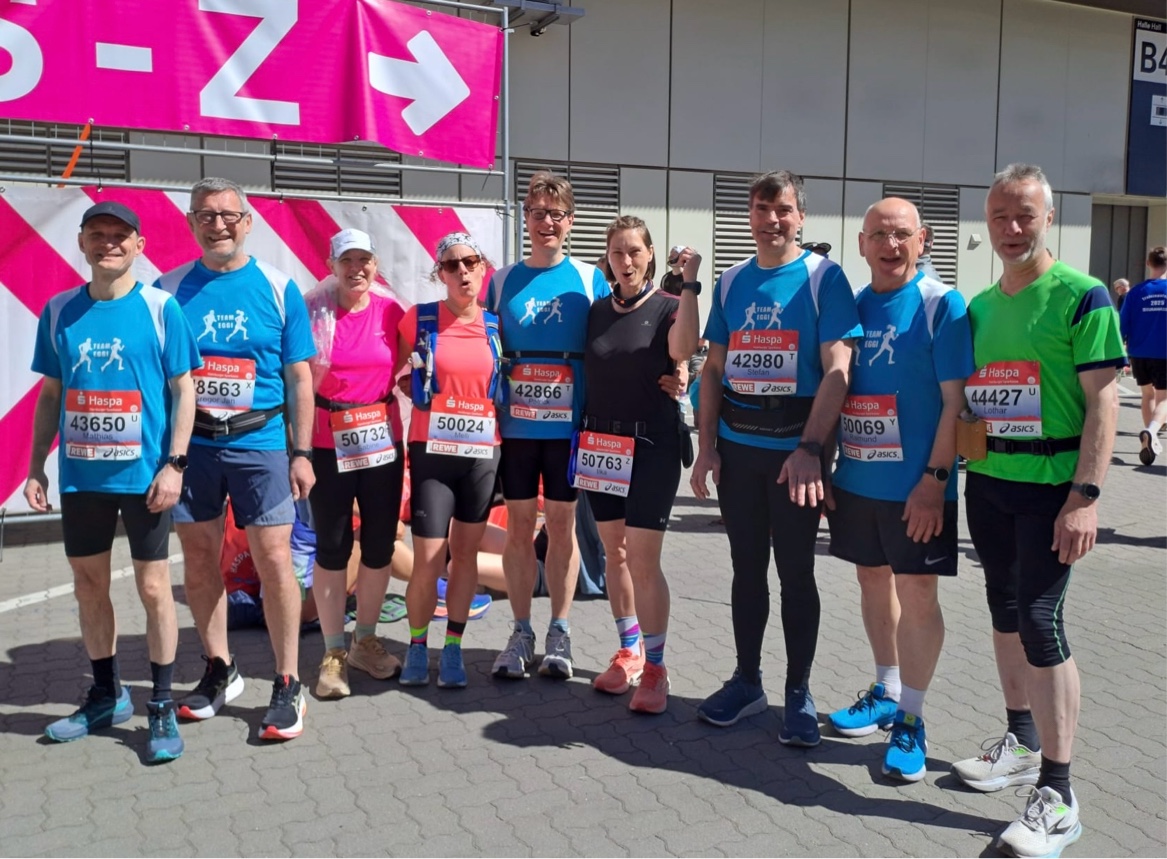 Team Eggi (v.r.n.l.): Mathias Selk, Gregor Balzynski, Sabine Gabers, Melli Hermann, Patrick Friede, Ilka Friede, Stefan Mogk, Raimund Loth, Lothar Schulz